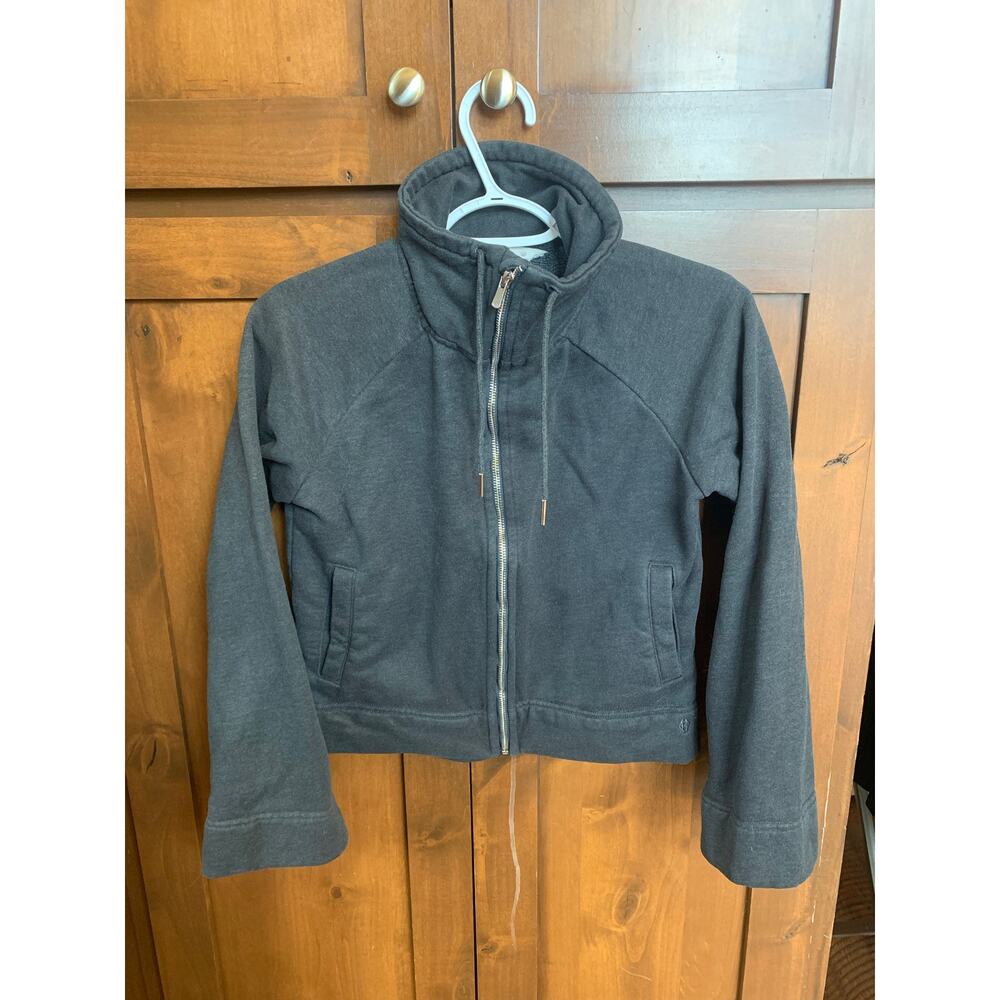 RARE Tavi Noir Sample Hoodie | Heather Gray | Full Zip | Size XS